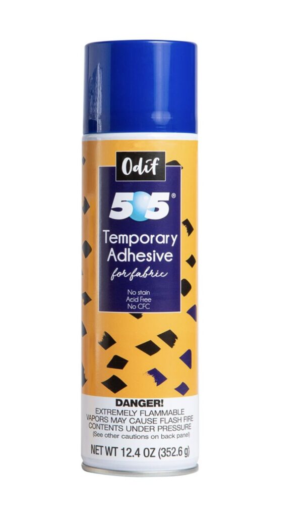 505 Temporary Adhesive for Fabric